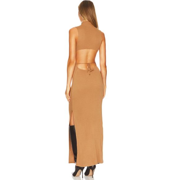NWOT -  L*Space Chandler Dress in Camel - Women's size XL - Picture 2 of 8